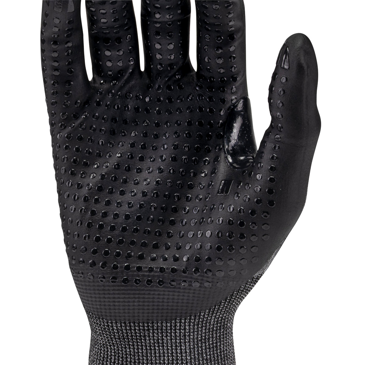 RWG579 Cut Level A6 HPPE/Tungsten Foam Nitrile Dotted Palm Dip Glove