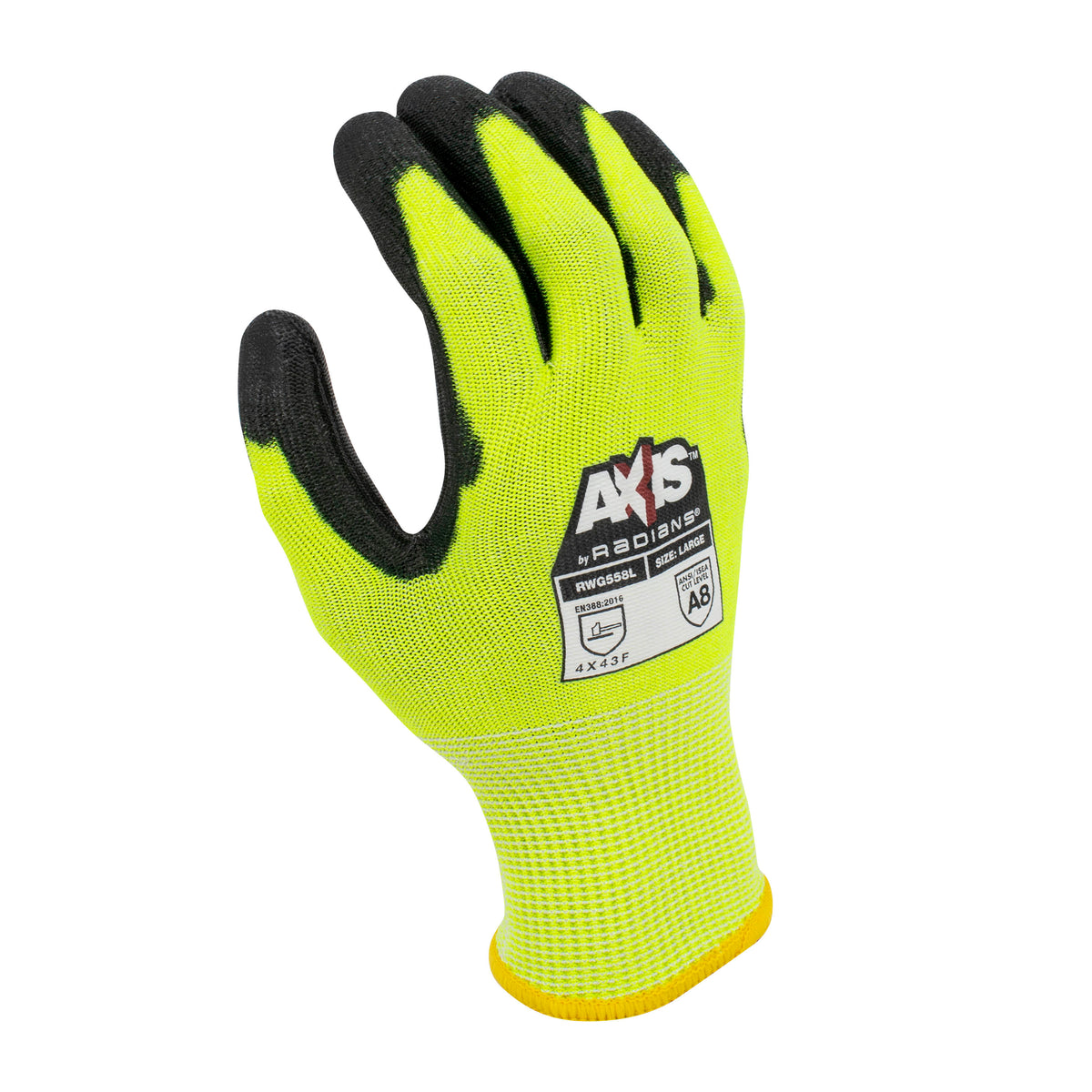 RWG558 AXIS™ A8 Polyurethane Coated Cut Protection Glove