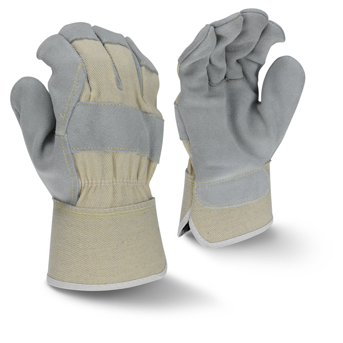 RWG3400W Side Split Gray Cowhide Leather Glove