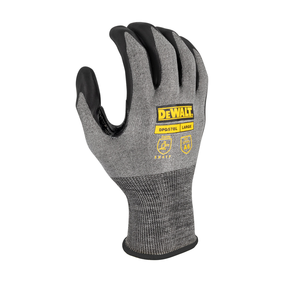DPG578 Touchscreen Foam Nitrile A6 Cut Glove