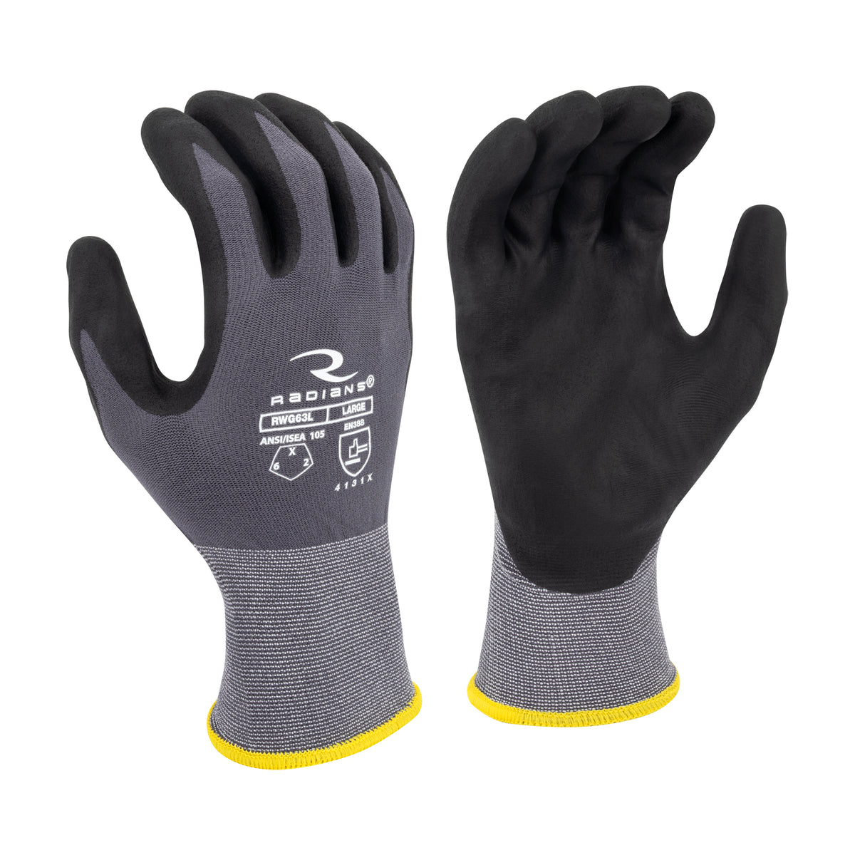 RWG63 Touchscreen Nylon/Spandex Shell with Micro Foam Nitrile Coated Glove