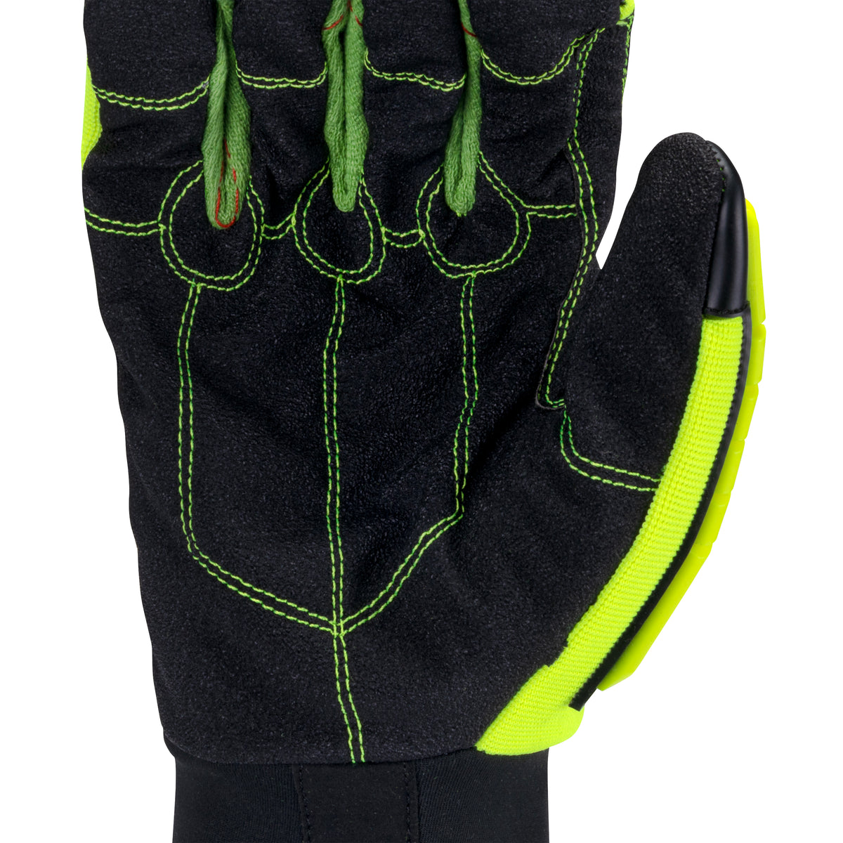 RWG140 Hi-Vis Textured PVC Palm A2 Cut Glove with TPR