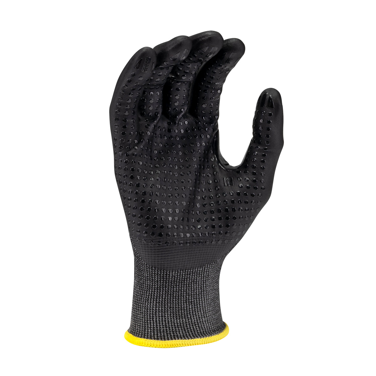 RWG579 Cut Level A6 HPPE/Tungsten Foam Nitrile Dotted Palm Dip Glove