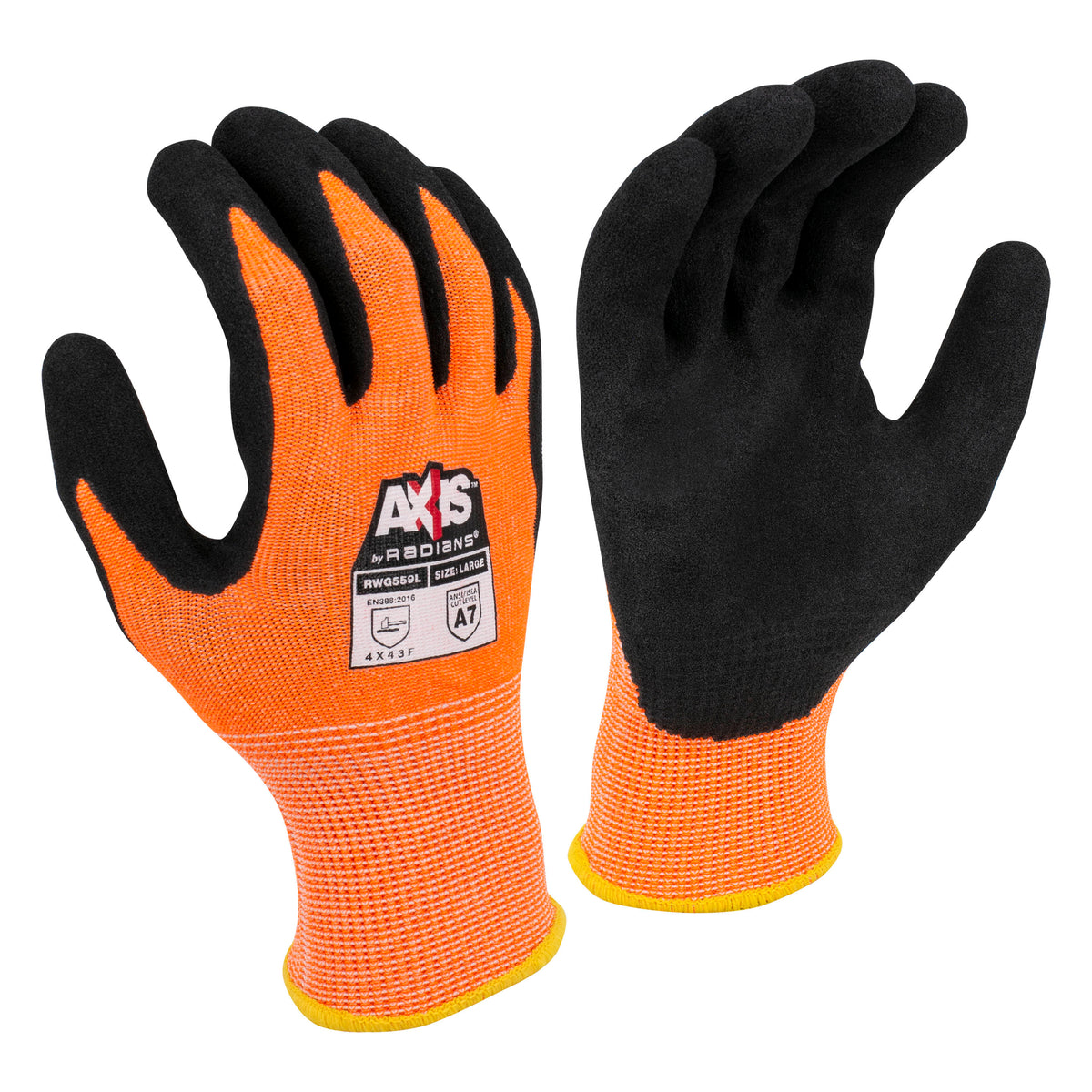 RWG559 AXIS™ A7 Sandy Nitrile Coated Cut Protection Glove