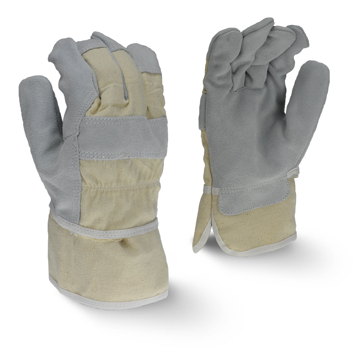 RWG3200W Regular Shoulder Gray Split Cowhide Leather Glove