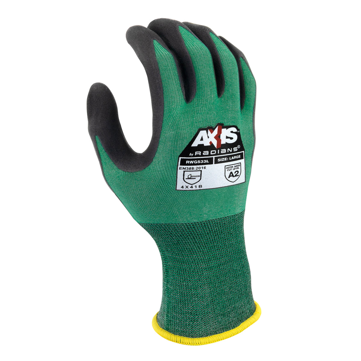 RWG533 AXIS™ A2 Foam Nitrile Coated Cut Protection Glove