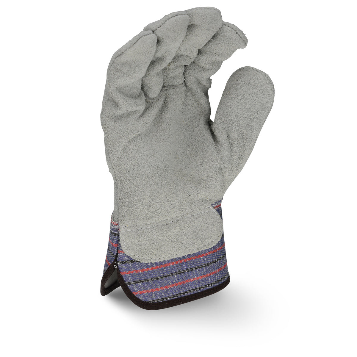 RWG3206 Full Regular Shoulder Gray Split Cowhide Leather Palm Glove