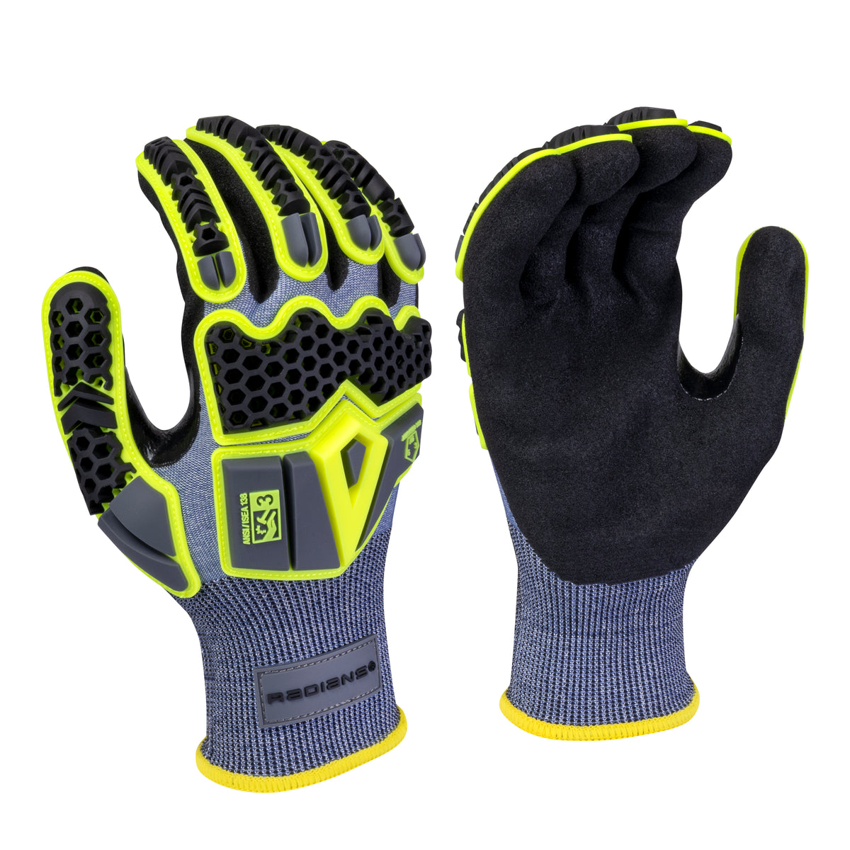 RWG583S HPPE Shell with TPR and Sandy Foam Nitrile Palm A6 Cut Protection Glove