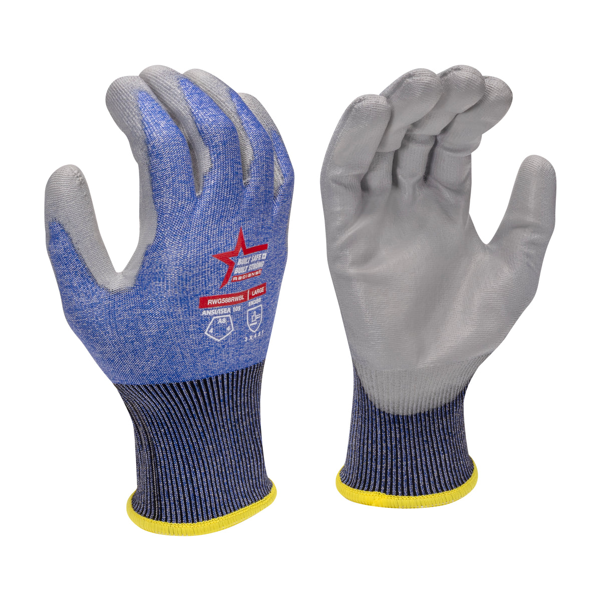 RWG588RWB Limited Edition PU Coated A8 Cut Protection Glove