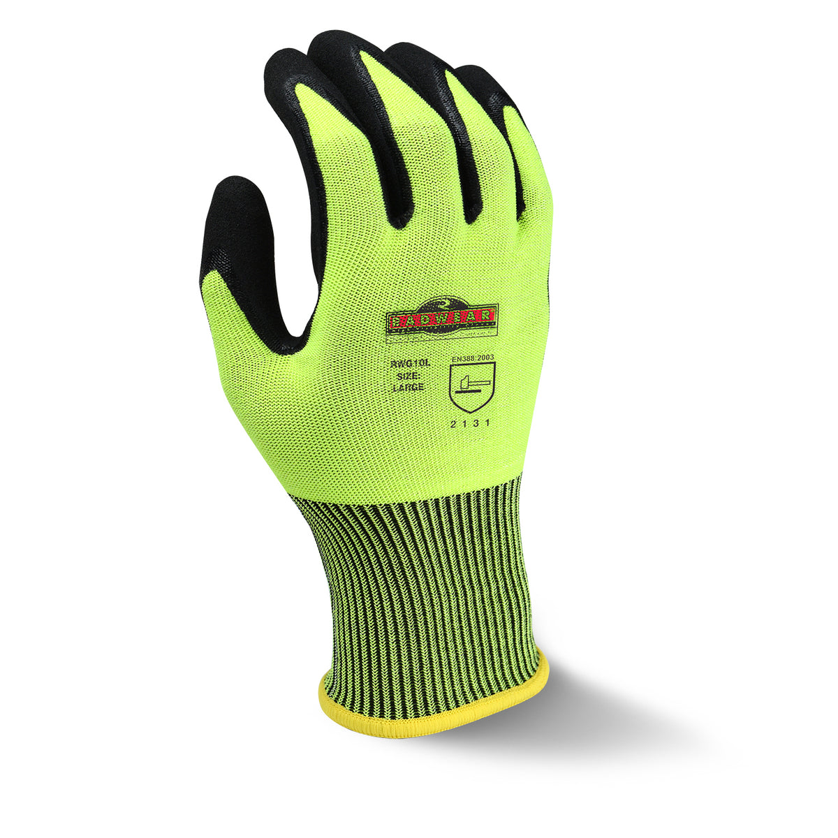 RWG10 Radwear® Silver Series™ High Visibility Knit Dip Glove
