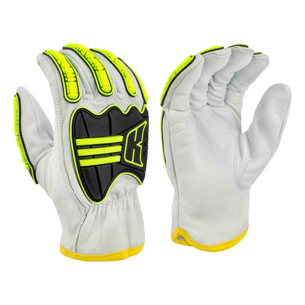 RWG56 KAMORI® A6 White Grain Goatskin Driver with TPR