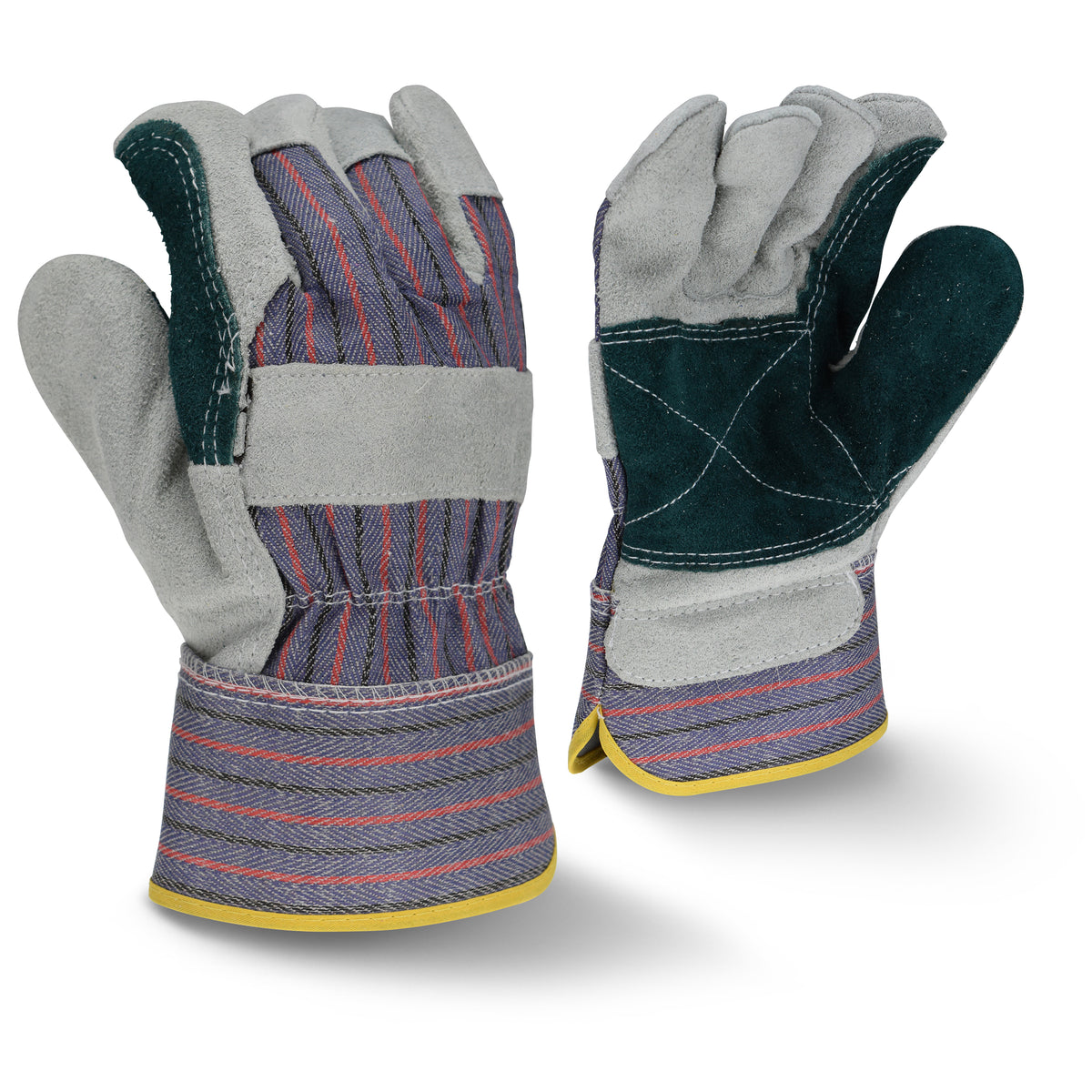 RWG3200JP Regular Shoulder Gray Split Cowhide Leather Glove