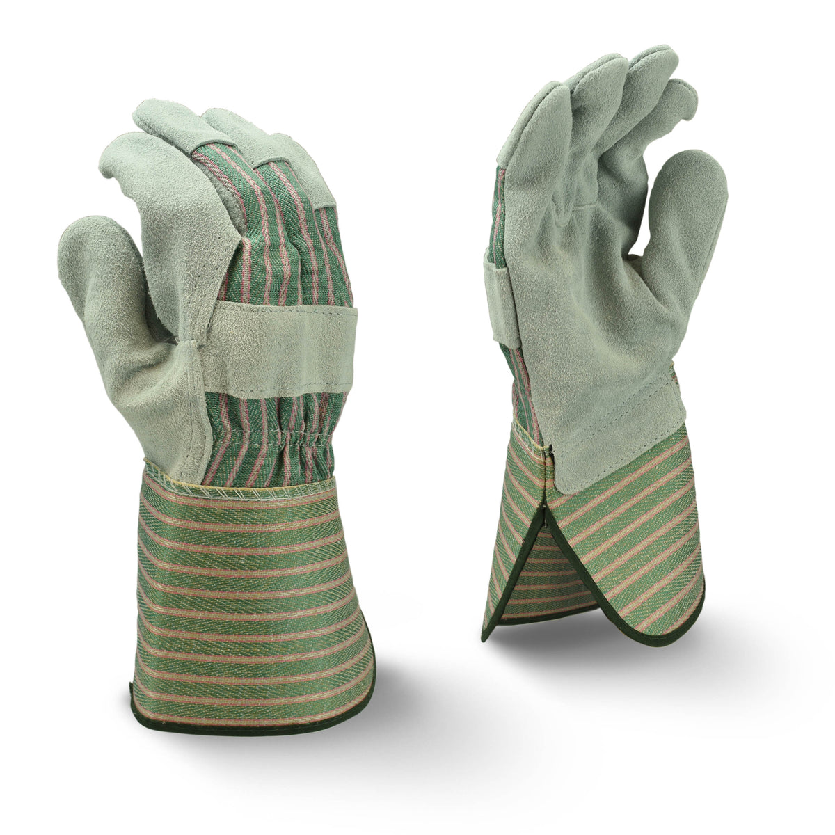 RWG3300G Select Shoulder Gray Split Cowhide Leather Glove with Gauntlet Cuff