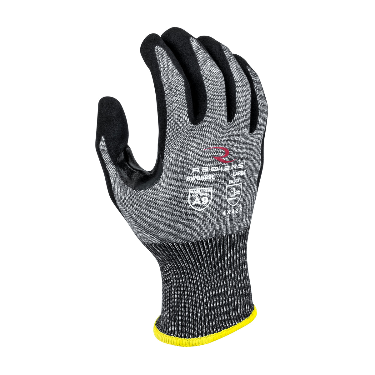 RWG589 Cut Protection Level A9 Sandy Foam Nitrile Coated Glove