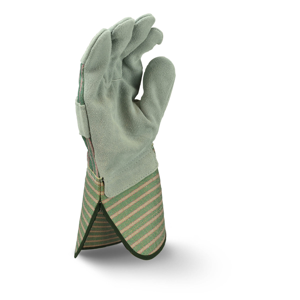 RWG3300G Select Shoulder Gray Split Cowhide Leather Glove with Gauntlet Cuff