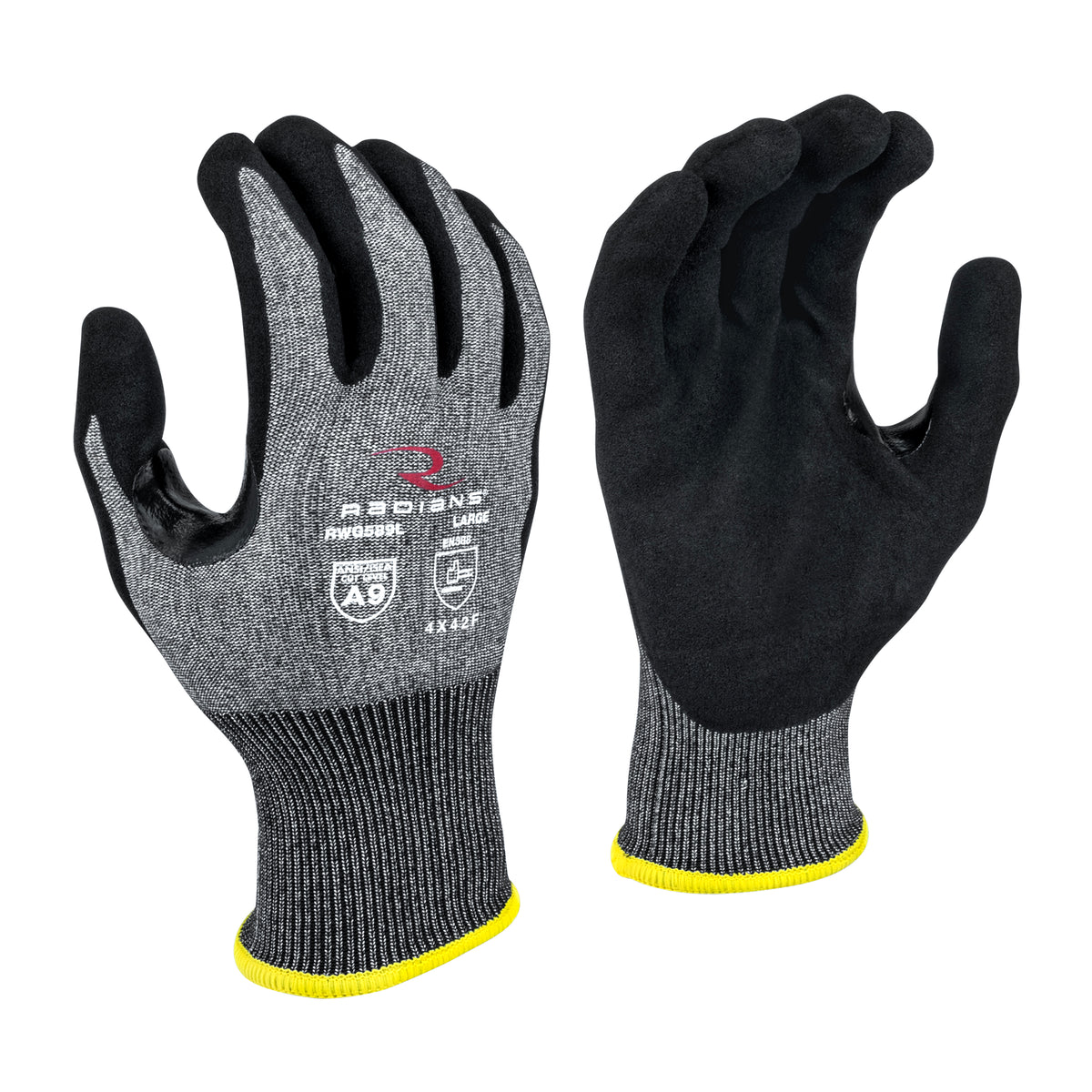 RWG589 Cut Protection Level A9 Sandy Foam Nitrile Coated Glove