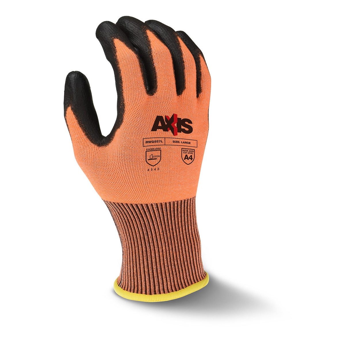 RWG557 AXIS™ A4 High Tenacity Nylon Shell Polyurethane Coated Cut Protection Glove