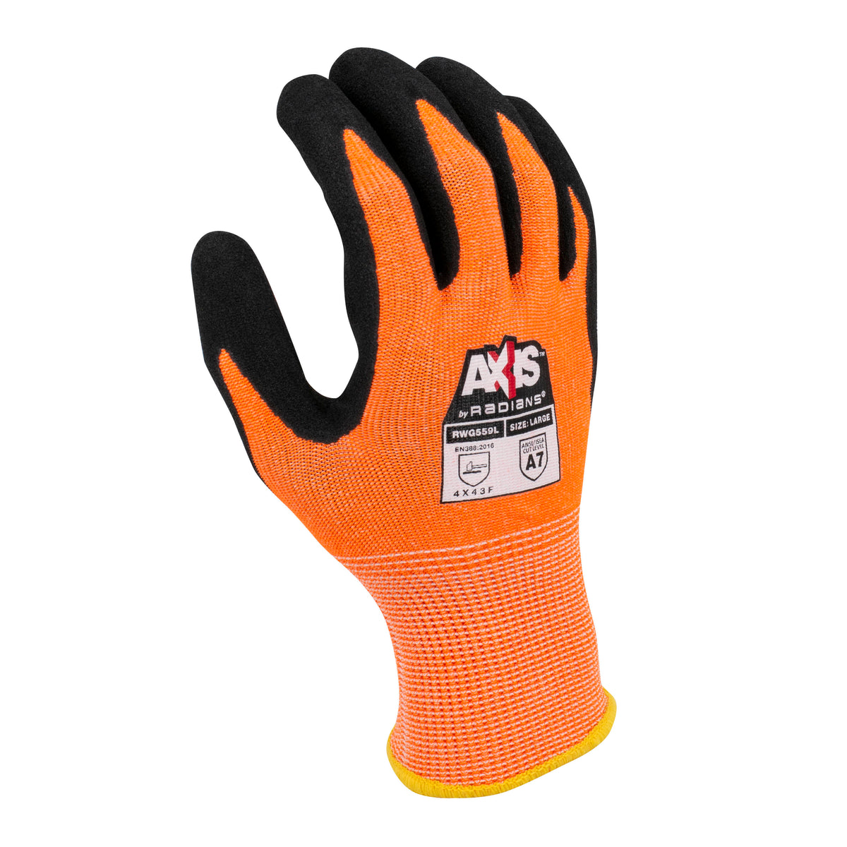 RWG559 AXIS™ A7 Sandy Nitrile Coated Cut Protection Glove